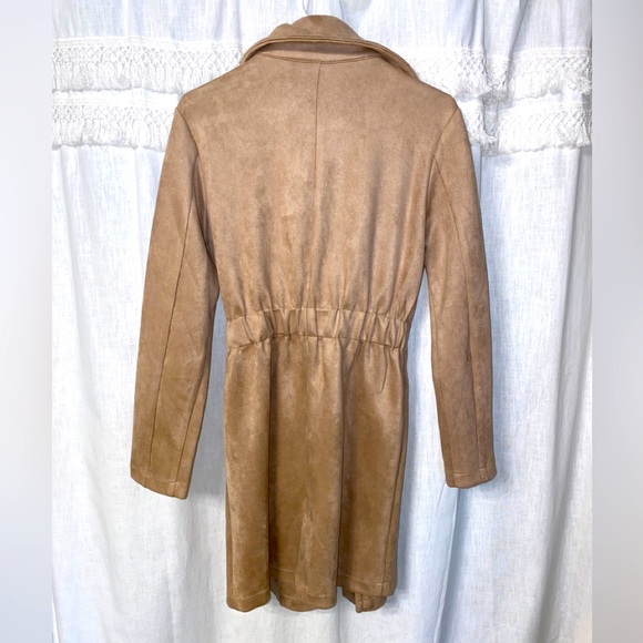 Tie Front Trench Coat - Picture 2 of 2